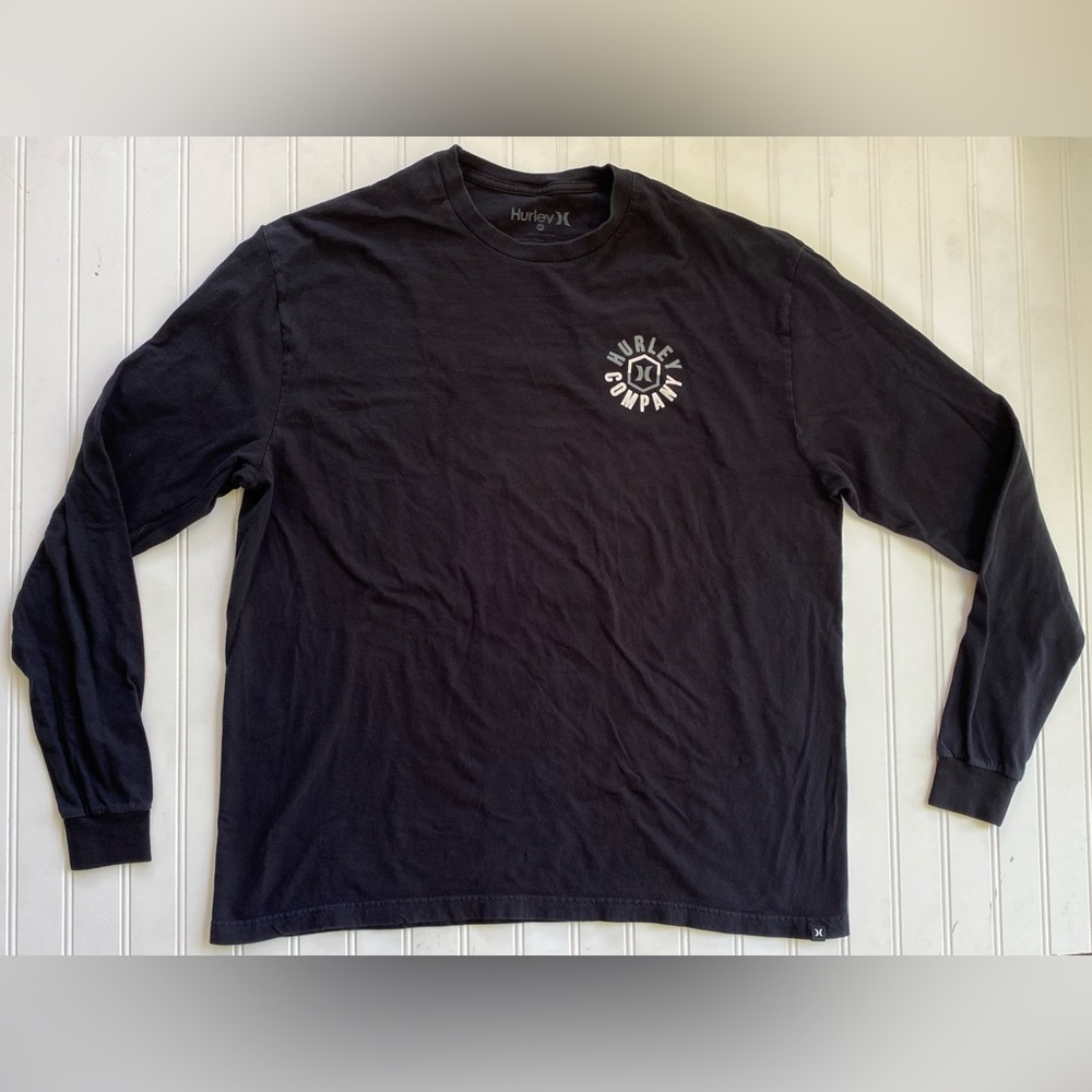 Hurley Black Long Sleeve Shirt - Men’s XL